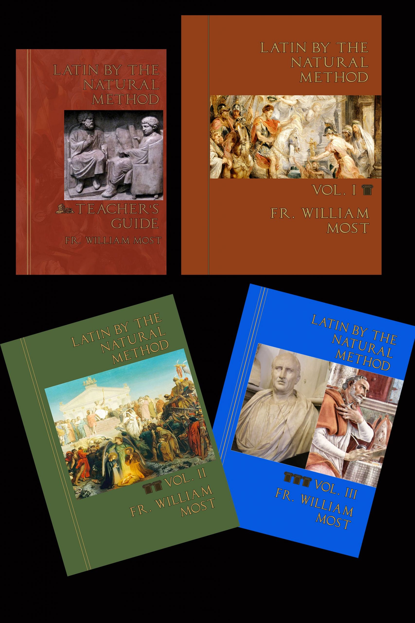 Latin by the Natural Method Set (Volume 1 & 2 + Teacher's Guide)